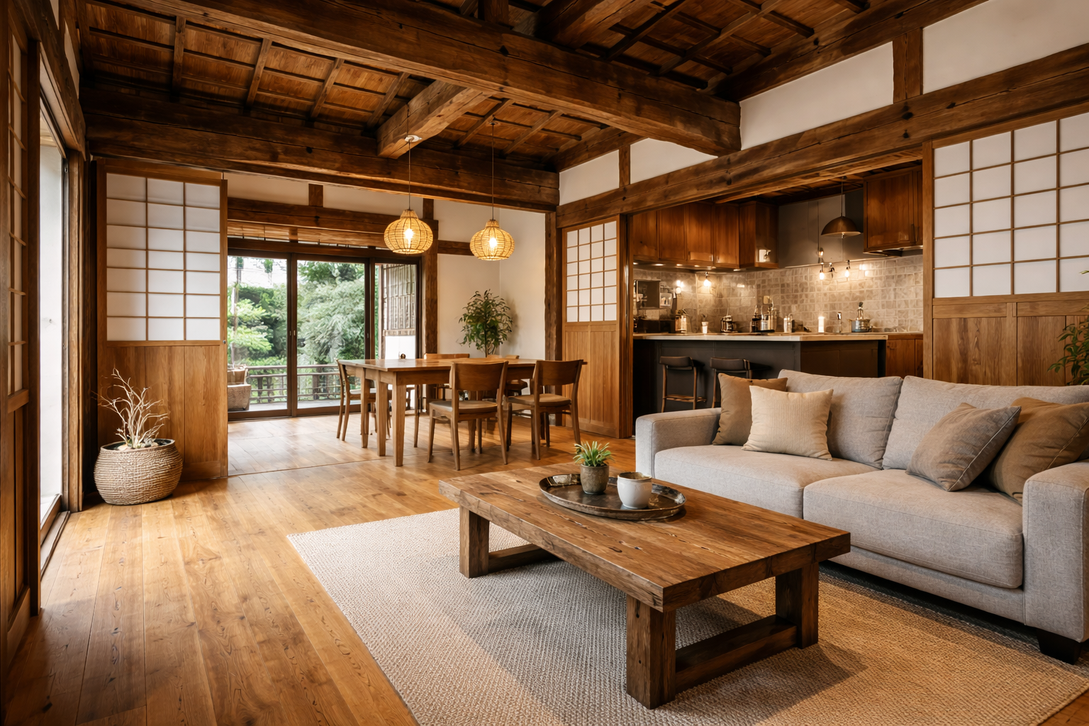 日本の空き家を再生したリノベーション住宅